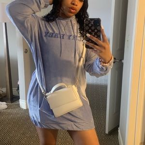 Fashion Nova Cry Baby Hoodie Dress